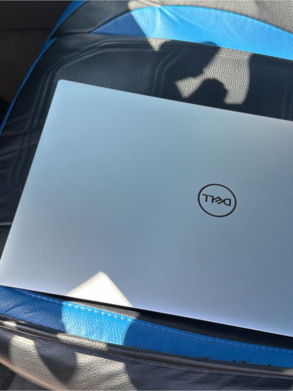 Dell Silver Laptop with Dell Logo